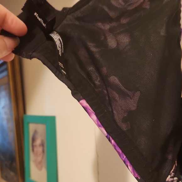 🔥Torrid Dream Wire Free Boost Rainbow Floral Black Bra - Picture 6 of 6